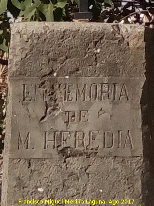 Vía Crucis de Alcaudete - Vía Crucis de Alcaudete. Cartela