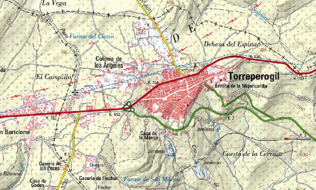 Cañada Real El Paso - Cañada Real El Paso. Mapa