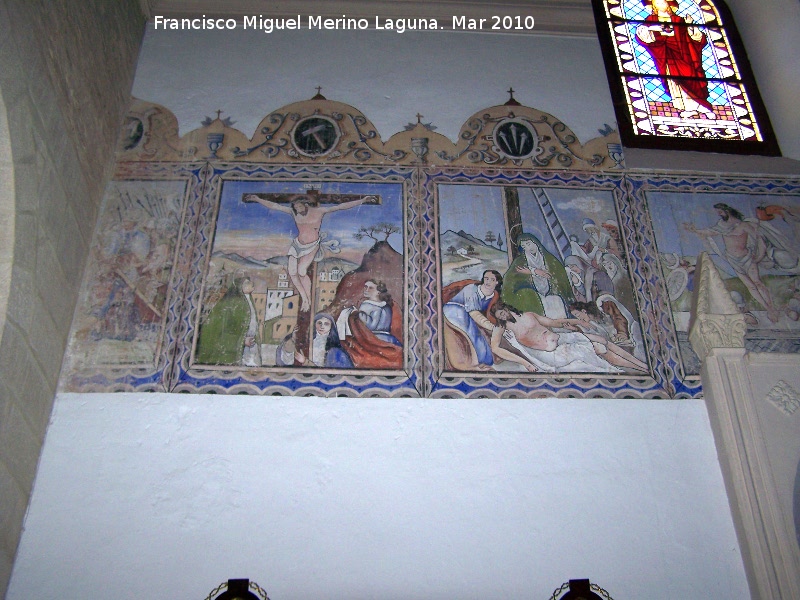 Iglesia de Santo Domingo de Guzmán - Iglesia de Santo Domingo de Guzmán. Frescos del lado Este