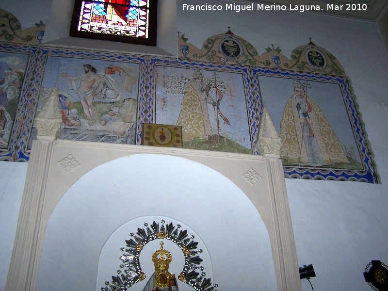Iglesia de Santo Domingo de Guzmán - Iglesia de Santo Domingo de Guzmán. Frescos del lado Este