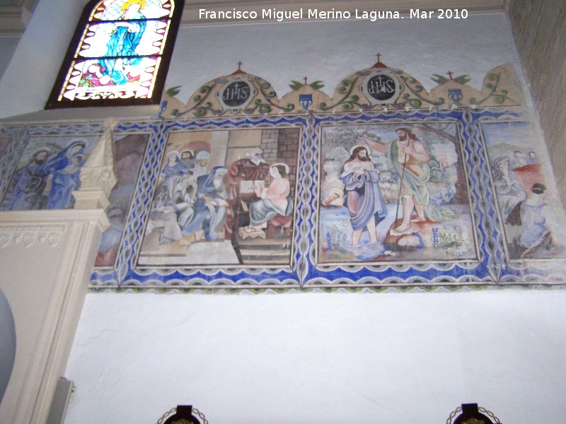 Iglesia de Santo Domingo de Guzmán - Iglesia de Santo Domingo de Guzmán. Frescos del lado Oeste