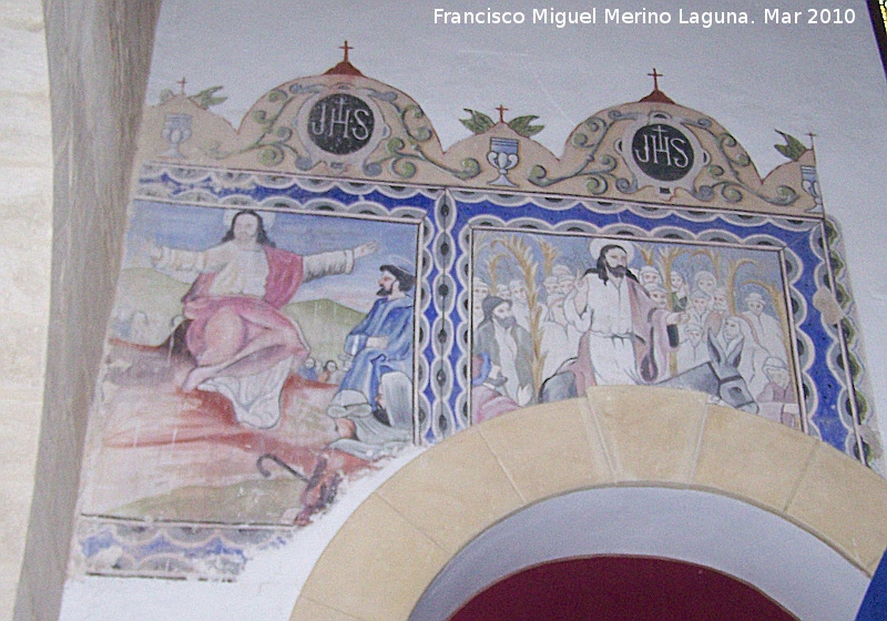 Iglesia de Santo Domingo de Guzmán - Iglesia de Santo Domingo de Guzmán. Frescos del lado Oeste