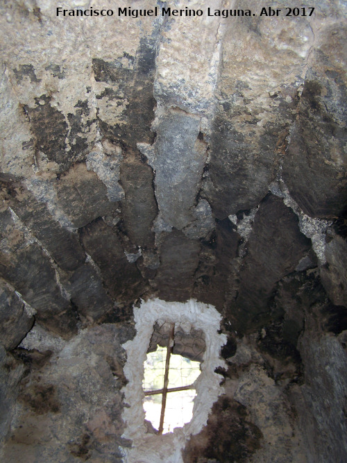 Castillo de Torres - Castillo de Torres. Bóveda de saetera
