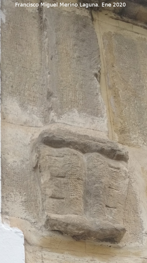 Casa de la Calle Cubillo n� 8 - Casa de la Calle Cubillo n� 8. Pilastra izquierda