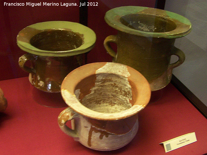 Historia de Úbeda - Historia de Úbeda. Bacines edad moderna. Museo Arqueológico de Úbeda