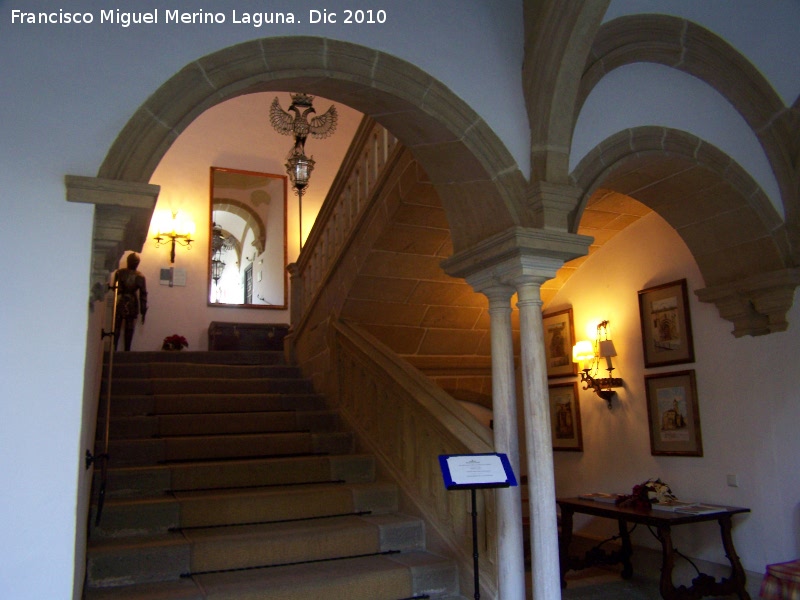 Palacio del Deán Ortega - Palacio del Deán Ortega. Escalera