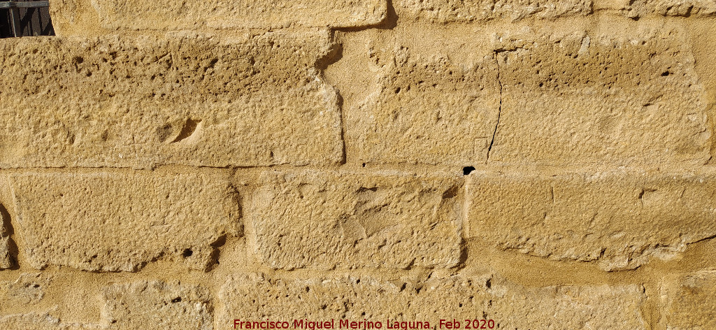 Palacio del De�n Ortega - Palacio del De�n Ortega. Detalle del muro bajo