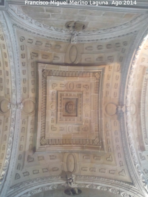 Sacra Capilla de El Salvador del Mundo - Sacra Capilla de El Salvador del Mundo. Bóveda vaída de la Sacristía