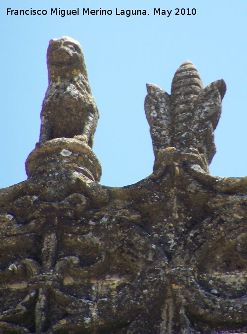 Casa de Las Torres - Casa de Las Torres. Detalle de la crestería