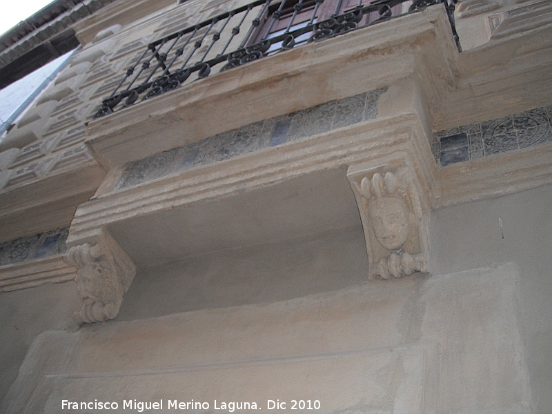 Casa del Obispo Canastero - Casa del Obispo Canastero. Detalle del balcón