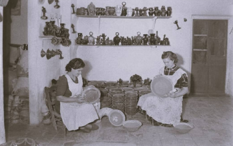 Cer�mica de �beda - Cer�mica de �beda. Foto antigua