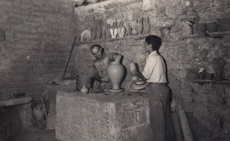 Cer�mica de �beda - Cer�mica de �beda. Foto antigua