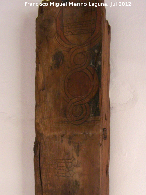 Casa Mudéjar - Casa Mudéjar. Artesonado policromado