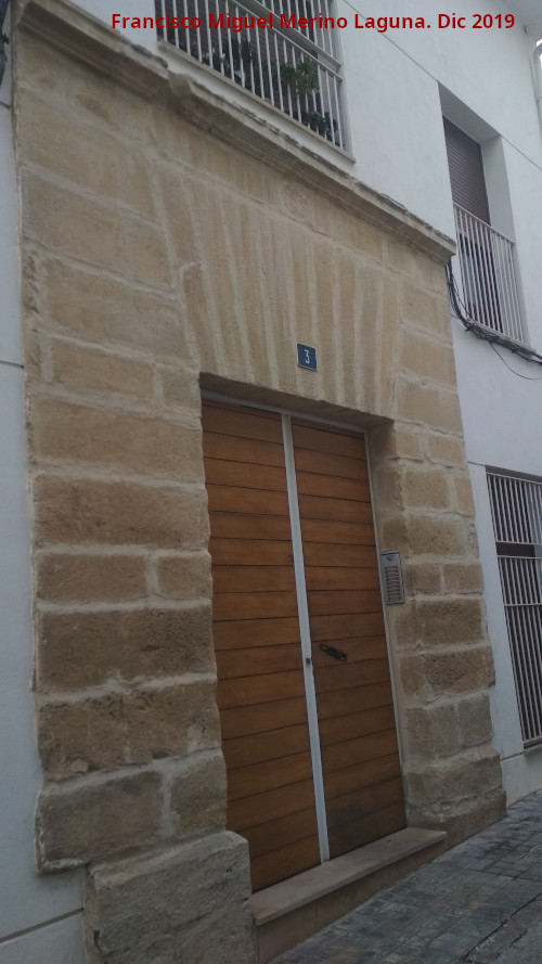 Casa de la Calle Maestro Palomino n� 3 - Casa de la Calle Maestro Palomino n� 3. Portada