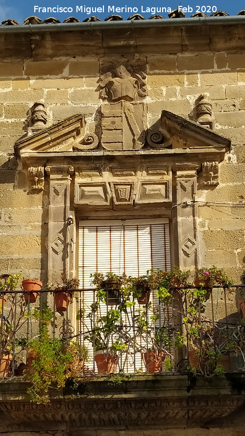 Palacio de los Porceles - Palacio de los Porceles. Balc�n