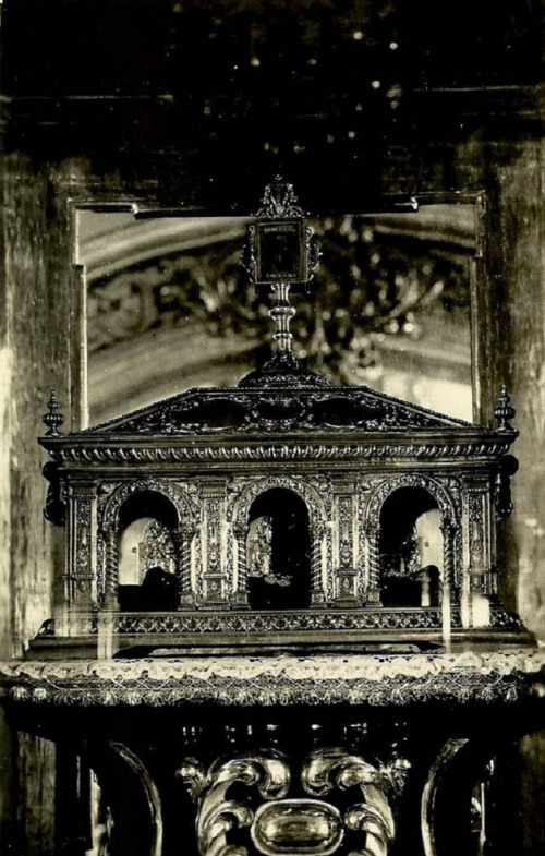 Oratorio de San Juan de la Cruz - Oratorio de San Juan de la Cruz. Urna de San Juan de la Cruz. Foto antigua