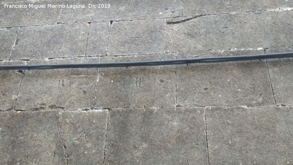 Palacio de Don Francisco de los Cobos y Molina - Palacio de Don Francisco de los Cobos y Molina. Marcas de cantero