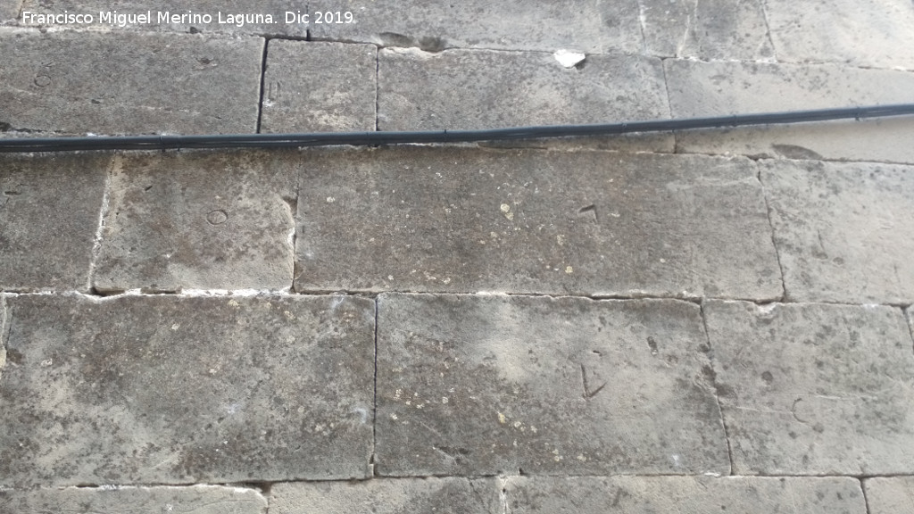 Palacio de Don Francisco de los Cobos y Molina - Palacio de Don Francisco de los Cobos y Molina. Marcas de cantero