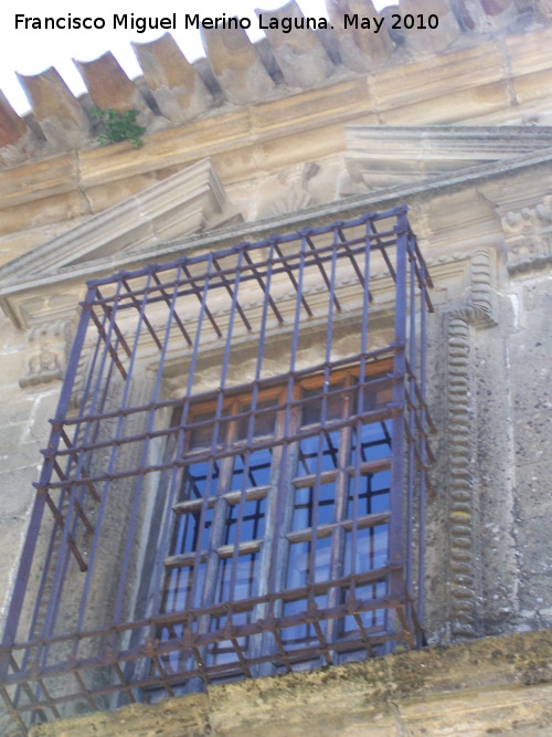 Palacio de los Medinilla - Palacio de los Medinilla. Ventana