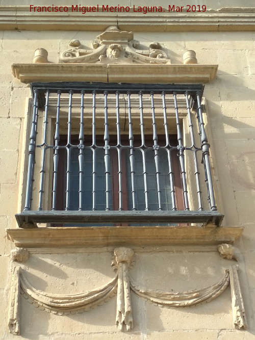 Palacio de Juan Vázquez de Molina - Palacio de Juan Vázquez de Molina. Ventana frontal III