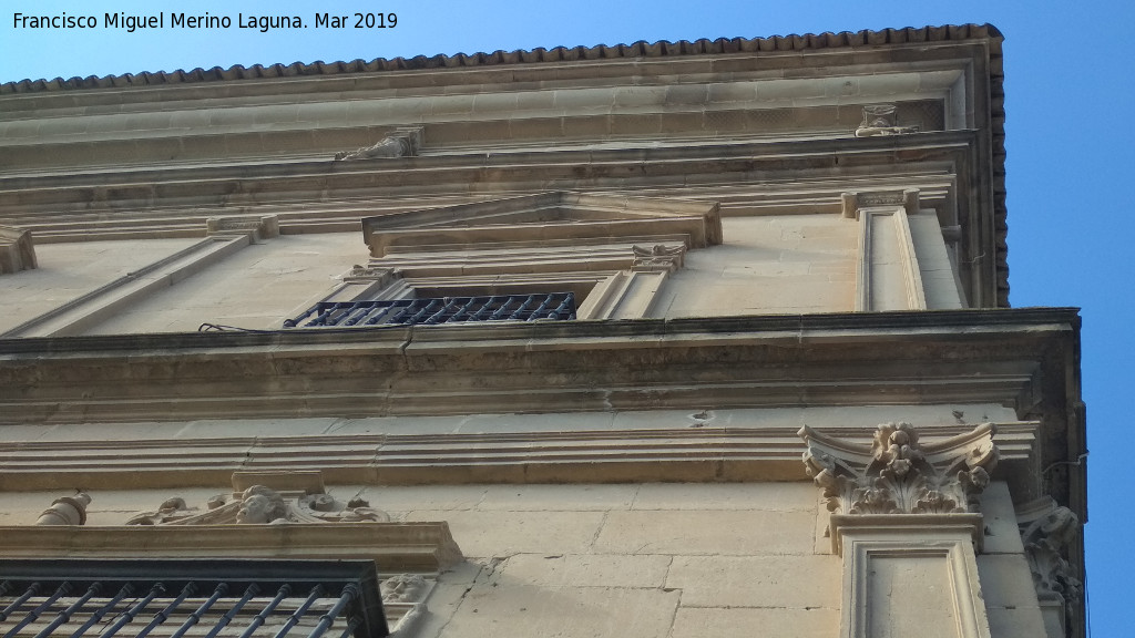 Palacio de Juan Vázquez de Molina - Palacio de Juan Vázquez de Molina. Cornisas