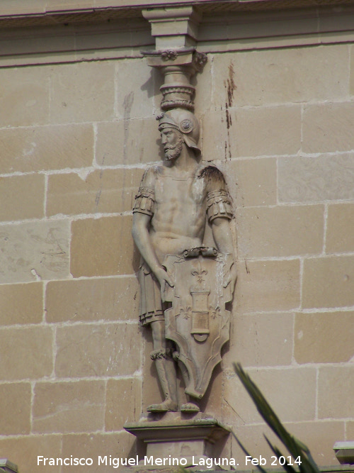 Palacio de Juan Vázquez de Molina - Palacio de Juan Vázquez de Molina. Atlante en la posición IV