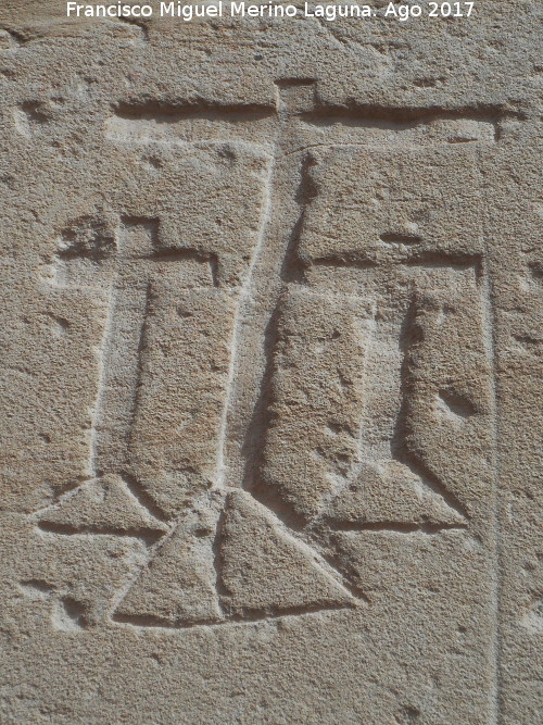 Palacio de Juan Vázquez de Molina - Palacio de Juan Vázquez de Molina. Calvario tallado