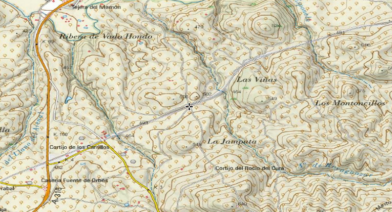 Puente de la Jamputa - Puente de la Jamputa. Mapa
