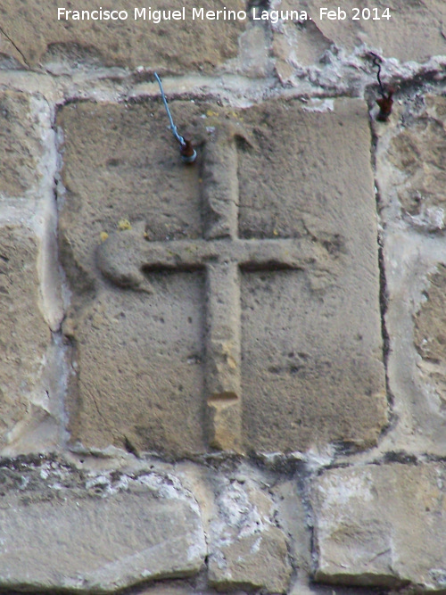 Muralla de Úbeda - Muralla de Úbeda. Escudo de Santiago del Torreón del Reloj