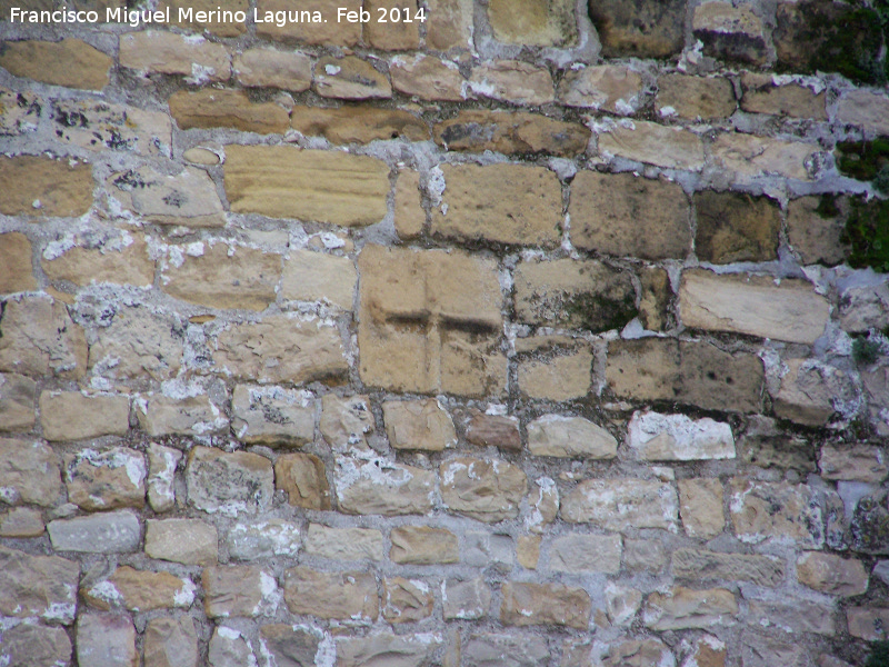 Muralla de Úbeda - Muralla de Úbeda. Escudo de Santiago en la Calle Rastro