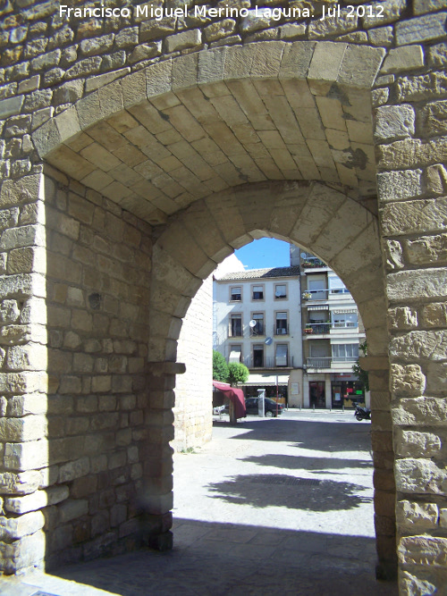 Puerta del Castillón - Puerta del Castillón. Intramuros