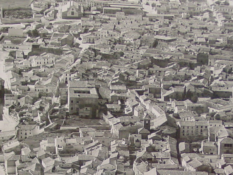Muralla de la Cava - Muralla de la Cava. Foto antigua aérea