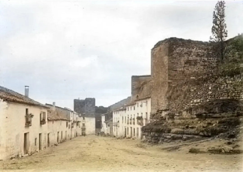 Torreón de la Calle Fuente Seca II - Torreón de la Calle Fuente Seca II. Foto antigua de Don Manuel Gómez Moreno