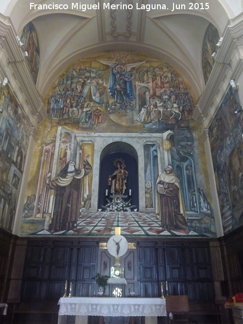 Convento de San Miguel - Convento de San Miguel. Fresco de Francisco Baños