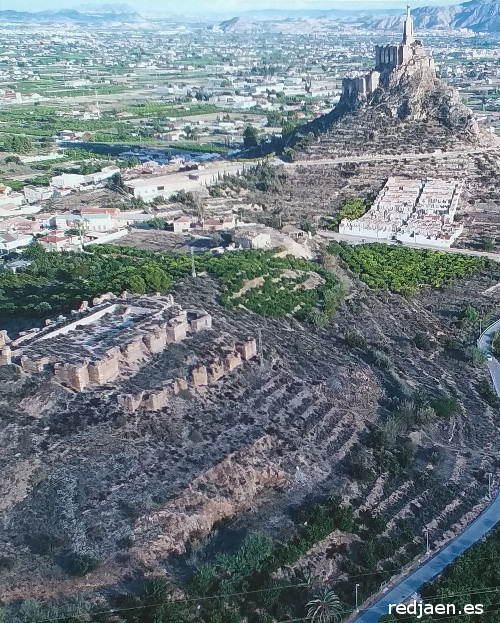 Castillejo de Monteagudo - Castillejo de Monteagudo. Castillejo y Castillo. Foto aérea