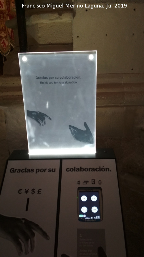 Catedral de Santa María - Catedral de Santa María. Cepillo electrónico