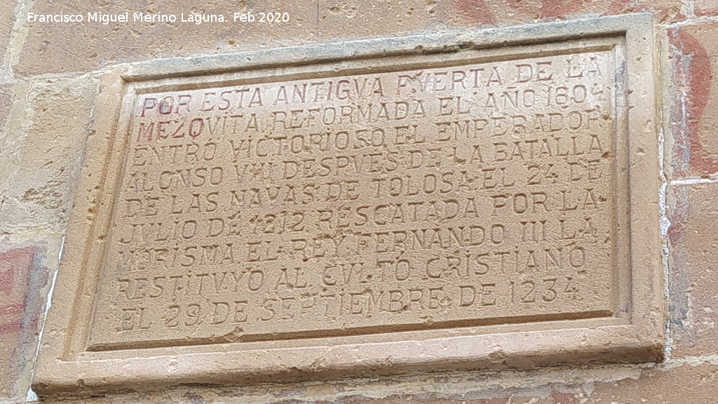 Colegiata de Santa Mar�a de los Reales Alc�zares - Colegiata de Santa Mar�a de los Reales Alc�zares. Placa