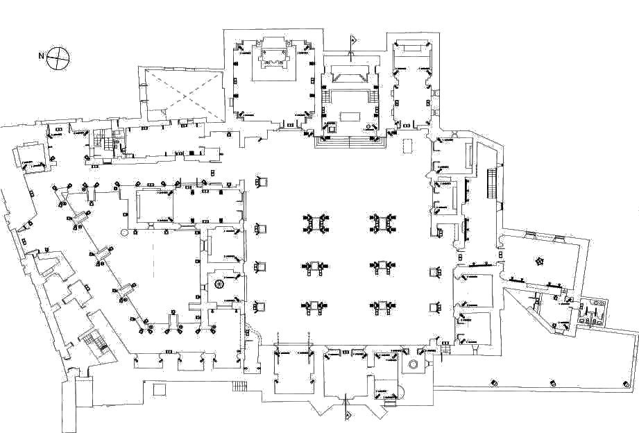 Colegiata de Santa Mara de los Reales Alczares - Colegiata de Santa Mara de los Reales Alczares. Plano