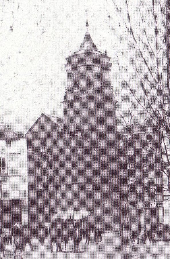 Iglesia y Convento de la Santísima Trinidad - Iglesia y Convento de la Santísima Trinidad. Hacia 1910