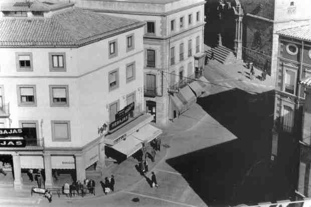 Plaza de Andalucía - Plaza de Andalucía. Foto antigua. Desde la Torre del Reloj