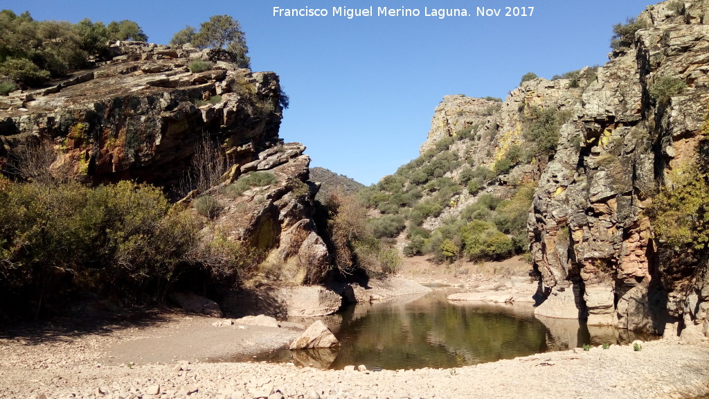 Senda de los Pescadores de la Caldera - Senda de los Pescadores de la Caldera. Cañón