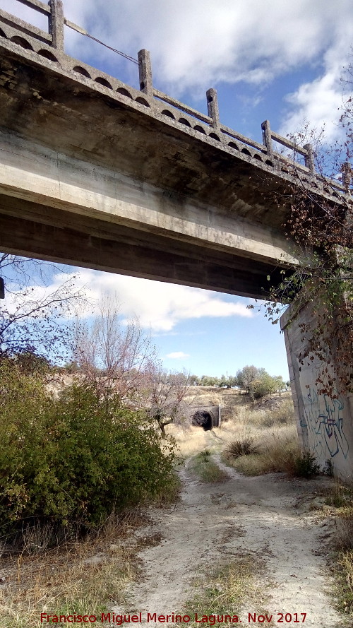 Puente de Triviña - Puente de Triviña. Puente y túnel