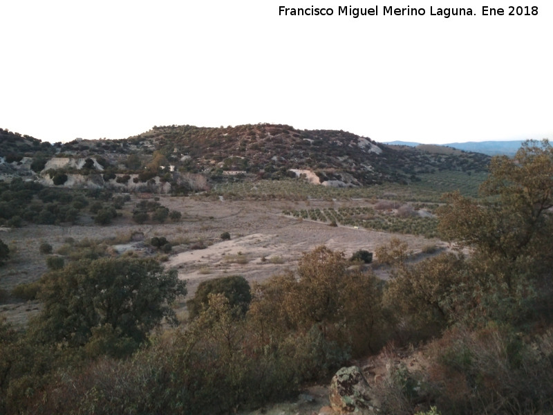 Hoyo de San Bartolomé - Hoyo de San Bartolomé. Desde el Cerro de San Bartolomé