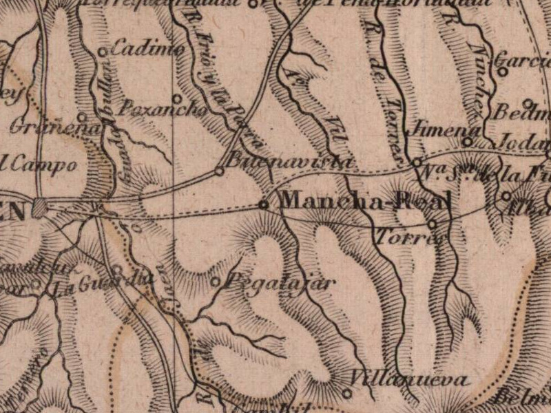 Río Torres - Río Torres. Mapa 1862