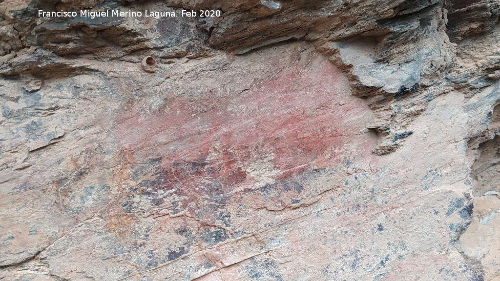 Pinturas rupestres del Abrigo del Guadal�n III - Pinturas rupestres del Abrigo del Guadal�n III. 