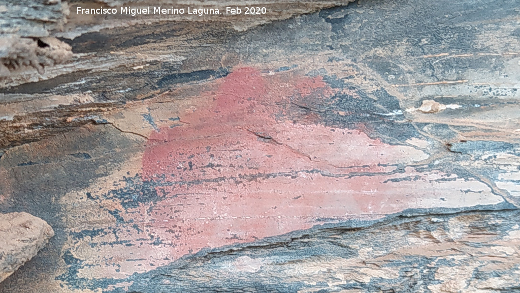 Pinturas rupestres del Abrigo del Guadal�n III - Pinturas rupestres del Abrigo del Guadal�n III. 