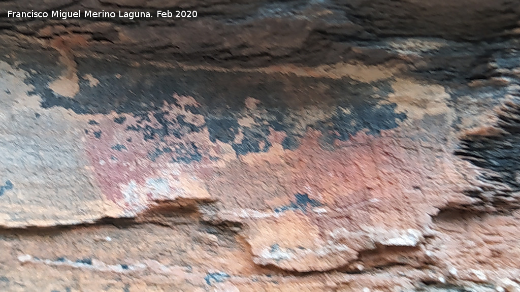 Pinturas rupestres del Abrigo del Guadal�n III - Pinturas rupestres del Abrigo del Guadal�n III. 