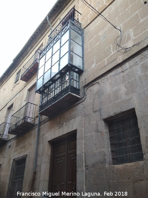 Casa de la Calle Compañía nº 3 - Casa de la Calle Compañía nº 3. Balcón cerrado