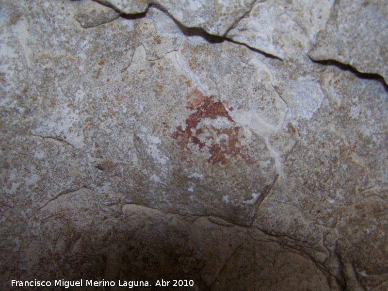 Pinturas rupestres de la Peña I - Pinturas rupestres de la Peña I. Figura circular