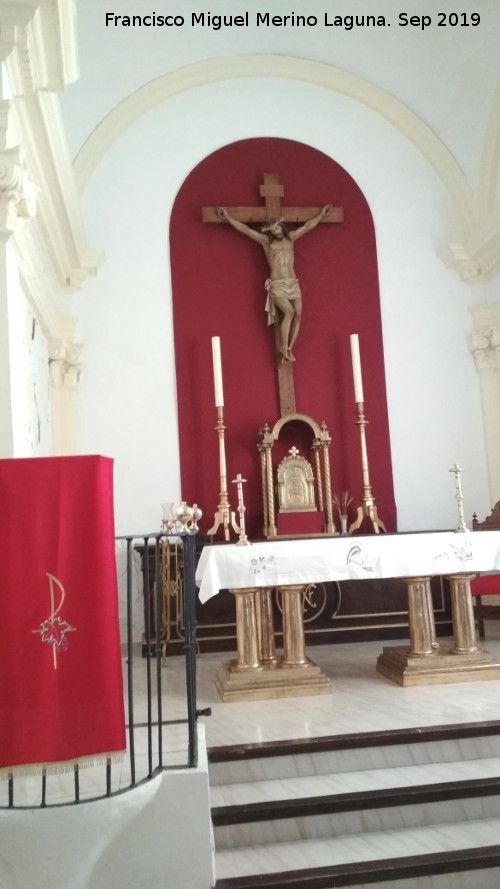 Ermita de San Sebastián - Ermita de San Sebastián. Presbiterio